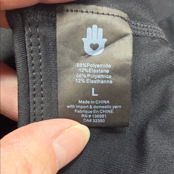 Spiritual Gangster Black Heart Patterned Sports Bra Size Large - Picture 5 of 7